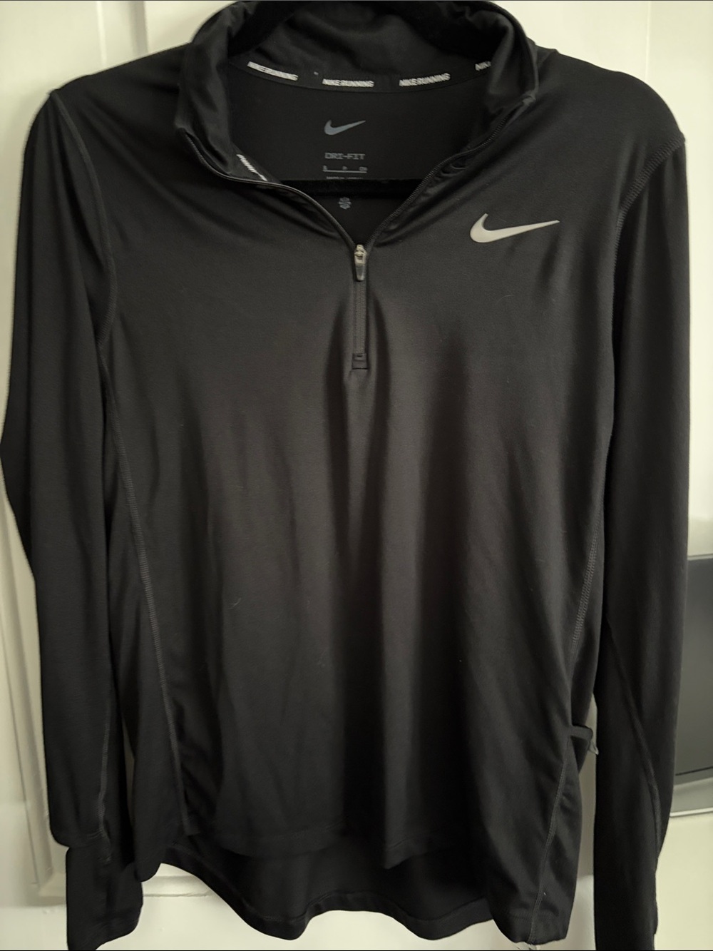 Nike Black Women’s Dri-FIT Quarter-Zip Performance Pullover